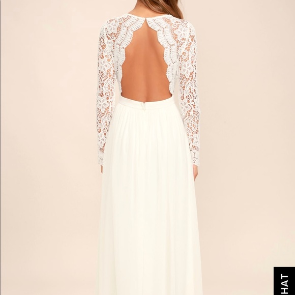 open back Crochet Cover-Up maxi Dress main image 1
